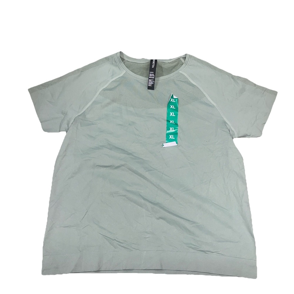 NEW Women's Green MONDETTA Stretch Active Tee *Medium*